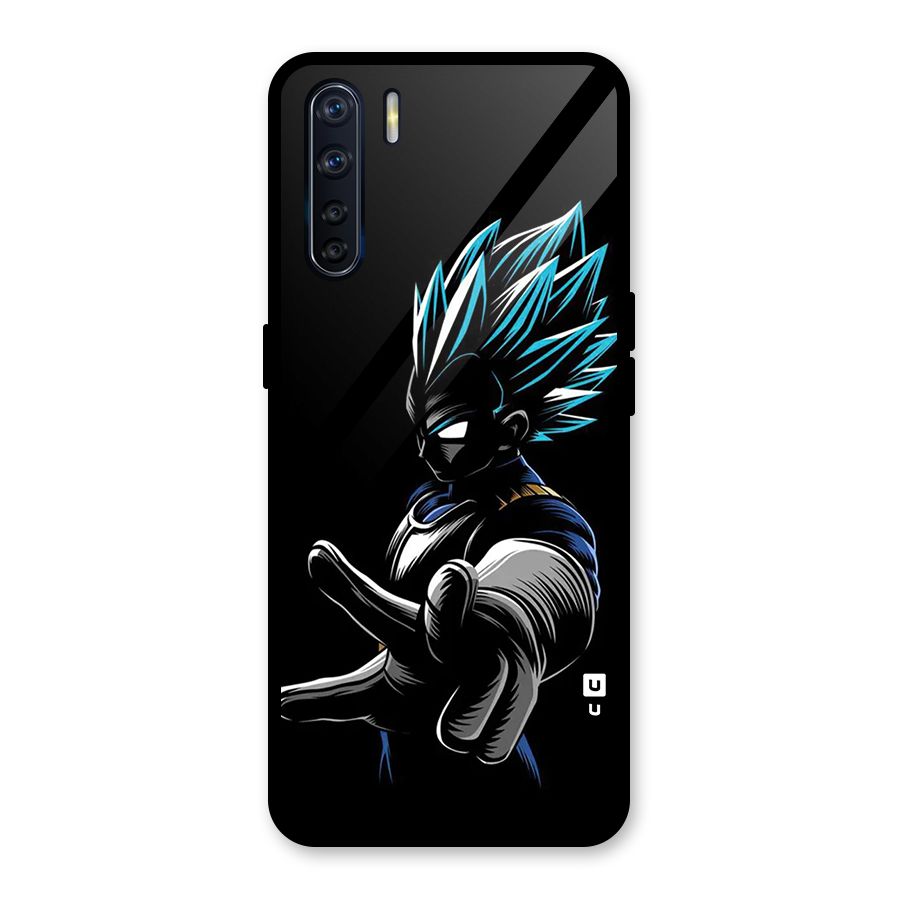 Vegeta Super Saiyan Glass Back Case for Oppo F15