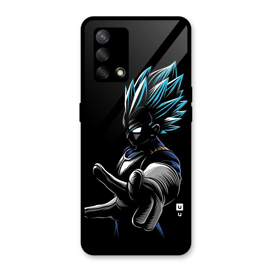 Vegeta Super Saiyan Glass Back Case for Oppo F19