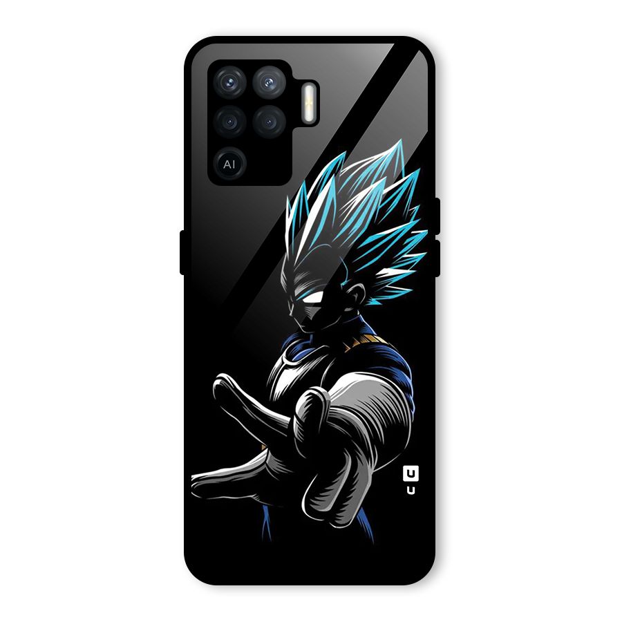 Vegeta Super Saiyan Glass Back Case for Oppo F19 Pro