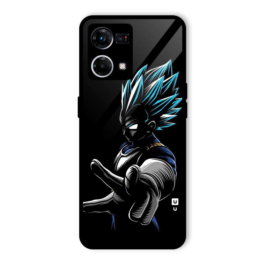 Vegeta Super Saiyan Glass Back Case for Oppo F21 Pro 5G