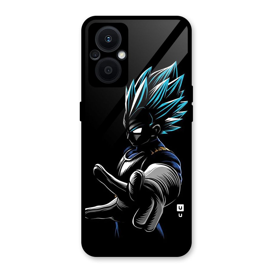 Vegeta Super Saiyan Glass Back Case for Oppo F21s Pro 5G
