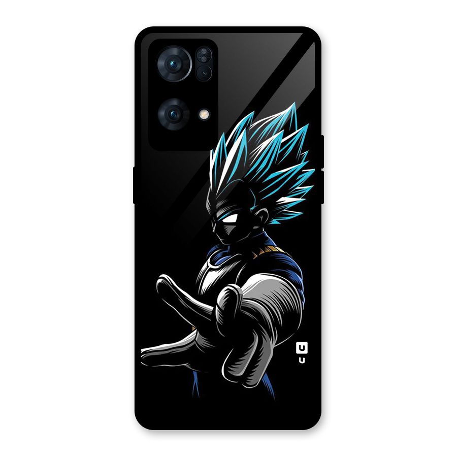 Vegeta Super Saiyan Glass Back Case for Oppo Reno7 Pro 5G