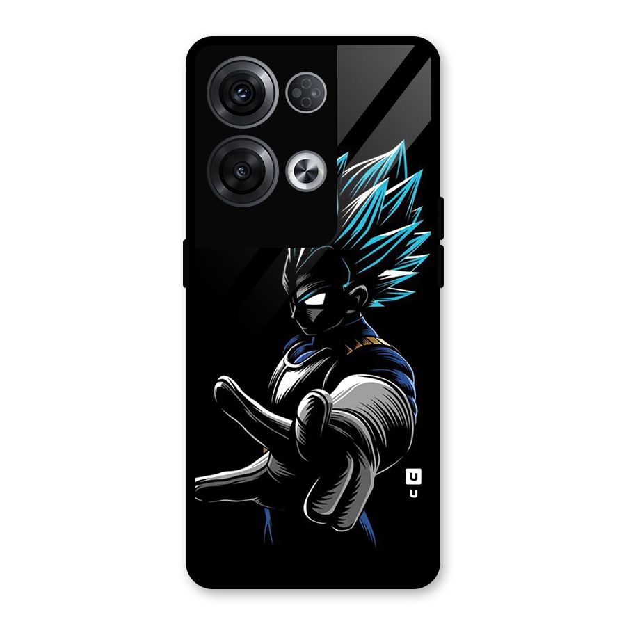 Vegeta Super Saiyan Glass Back Case for Oppo Reno8 Pro 5G