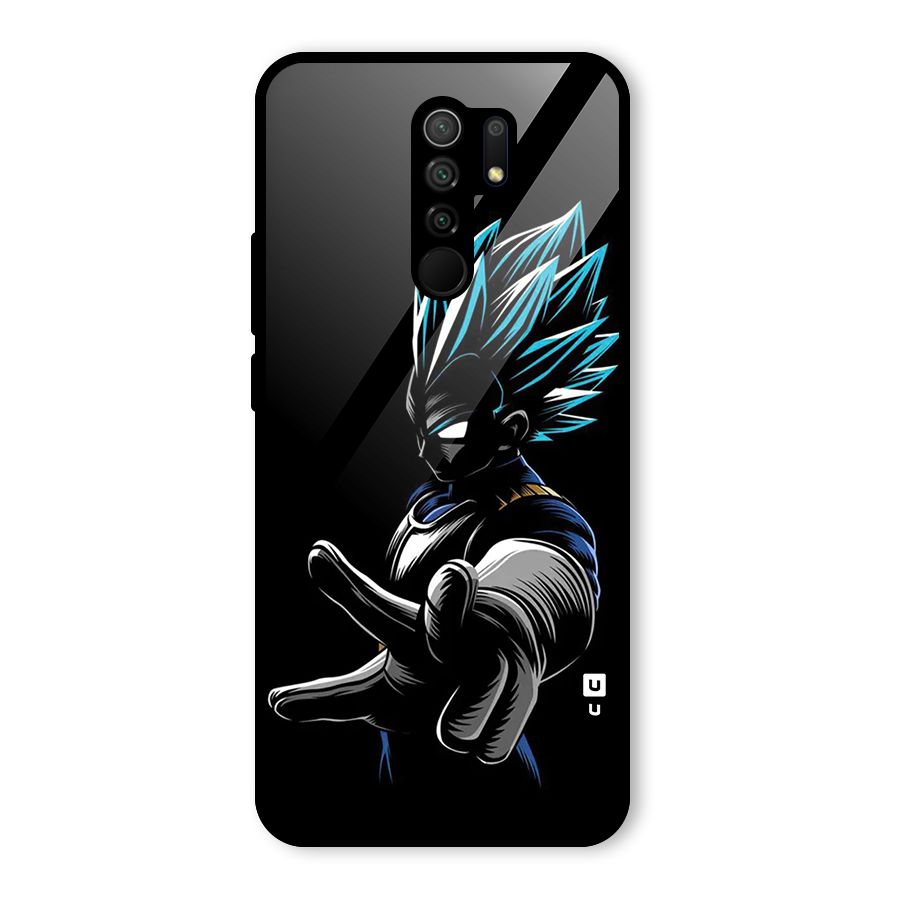 Vegeta Super Saiyan Glass Back Case for Poco M2
