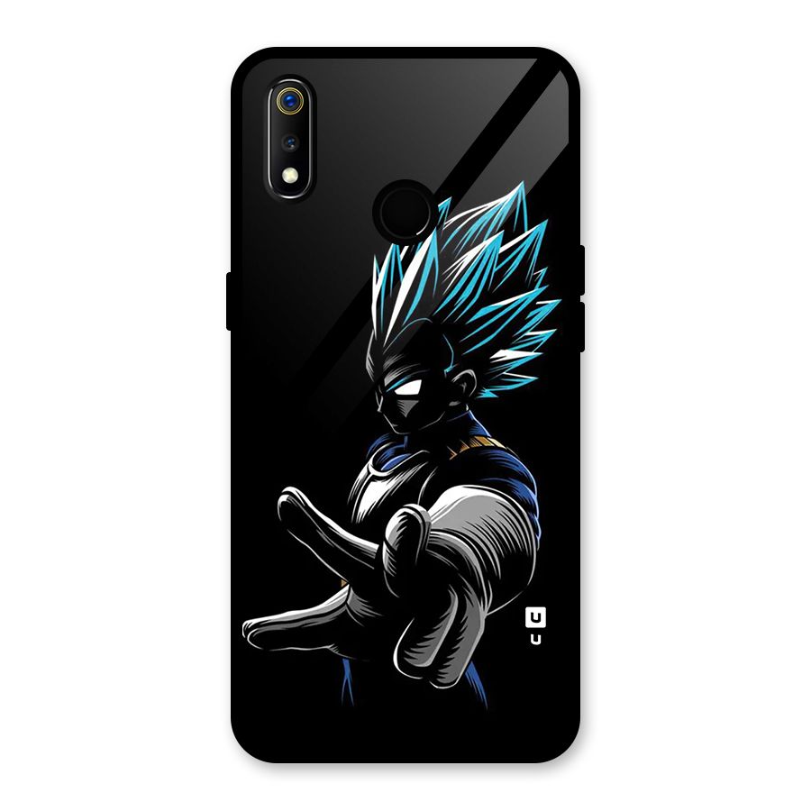 Vegeta Super Saiyan Glass Back Case for Realme 3i