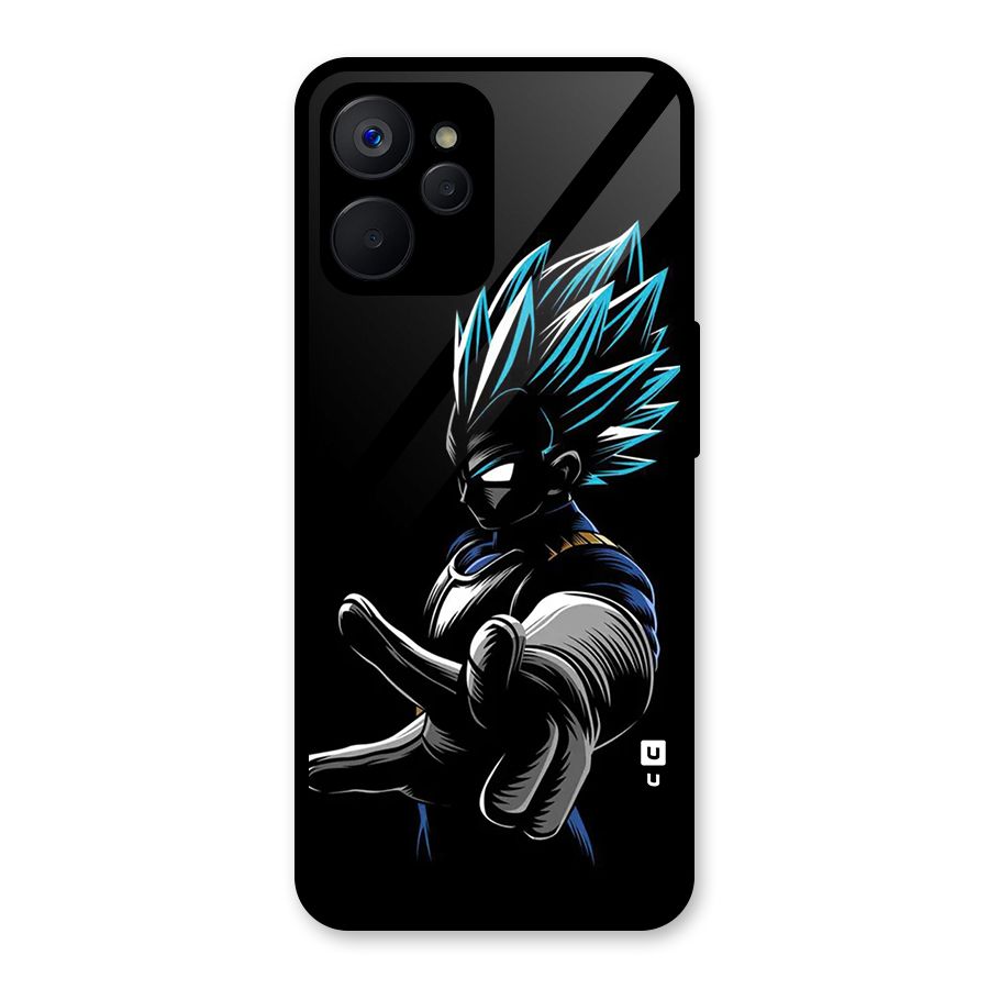 Vegeta Super Saiyan Glass Back Case for Realme 9i 5G