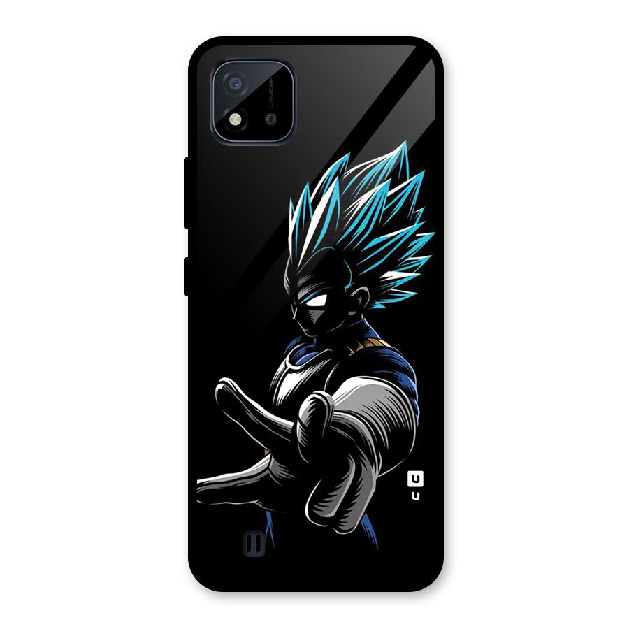 Vegeta Super Saiyan Glass Back Case for Realme C11 2021