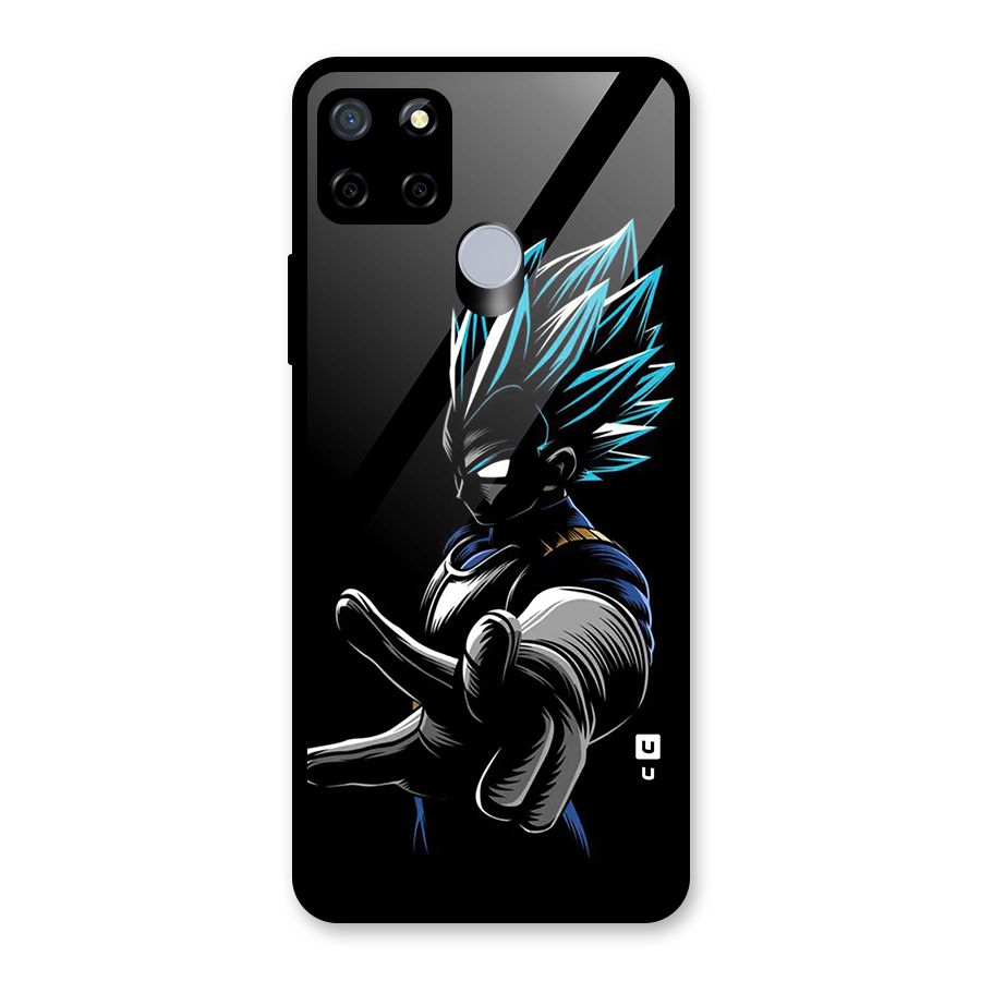 Vegeta Super Saiyan Glass Back Case for Realme Narzo 30A