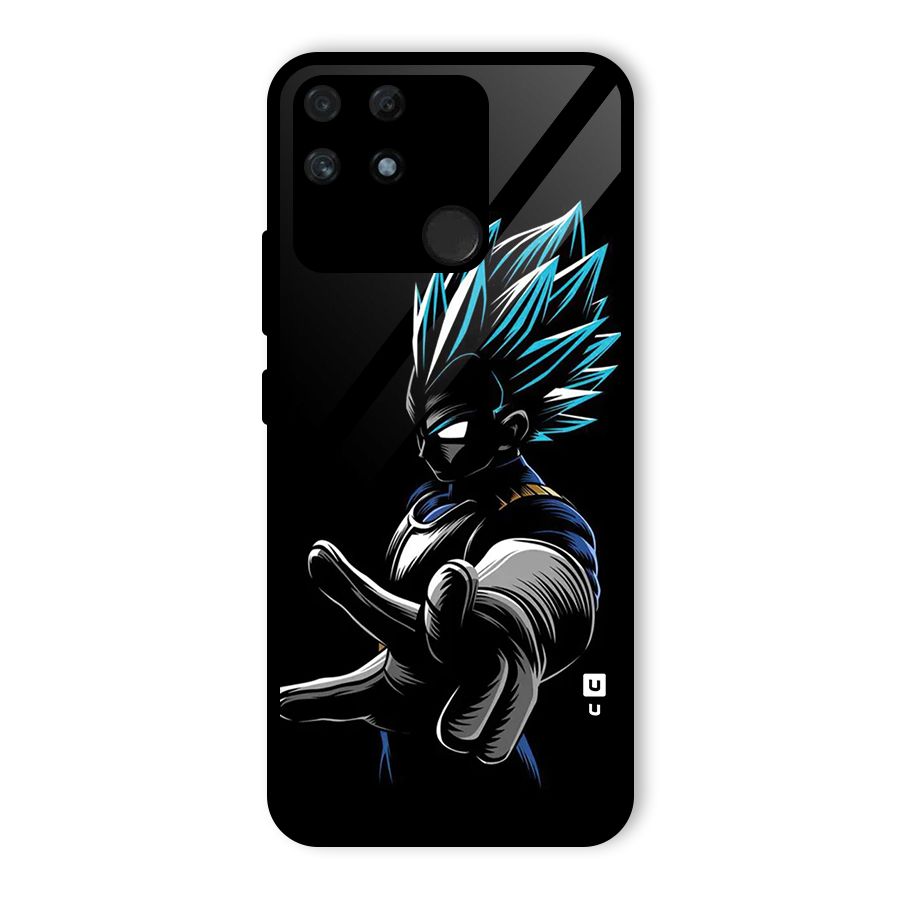 Vegeta Super Saiyan Glass Back Case for Realme Narzo 50A