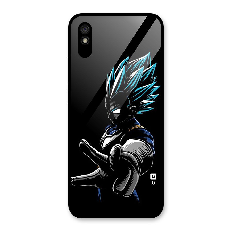 Vegeta Super Saiyan Glass Back Case for Redmi 9A