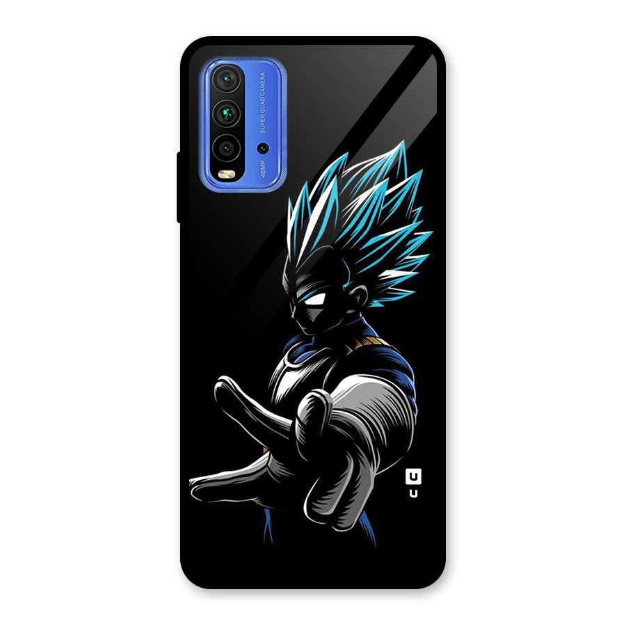 Vegeta Super Saiyan Glass Back Case for Redmi 9 Power