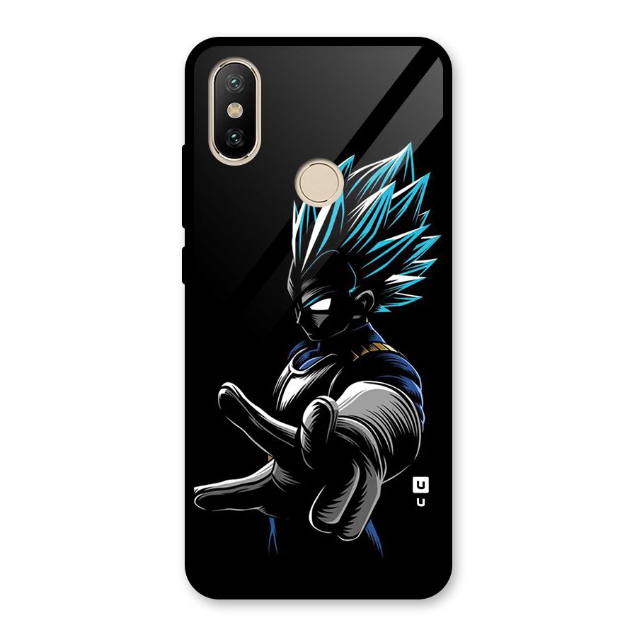Vegeta Super Saiyan Glass Back Case for Redmi A2
