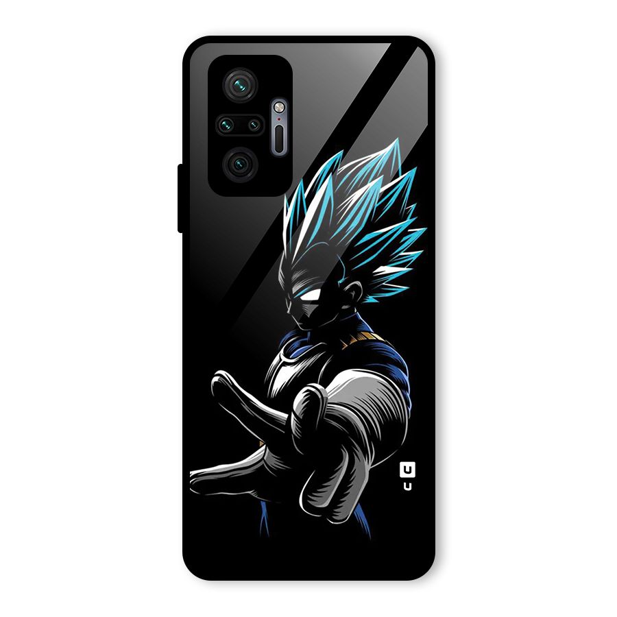 Vegeta Super Saiyan Glass Back Case for Redmi Note 10 Pro