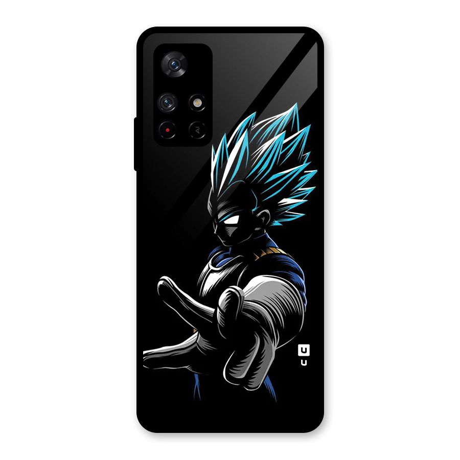 Vegeta Super Saiyan Glass Back Case for Redmi Note 11T 5G