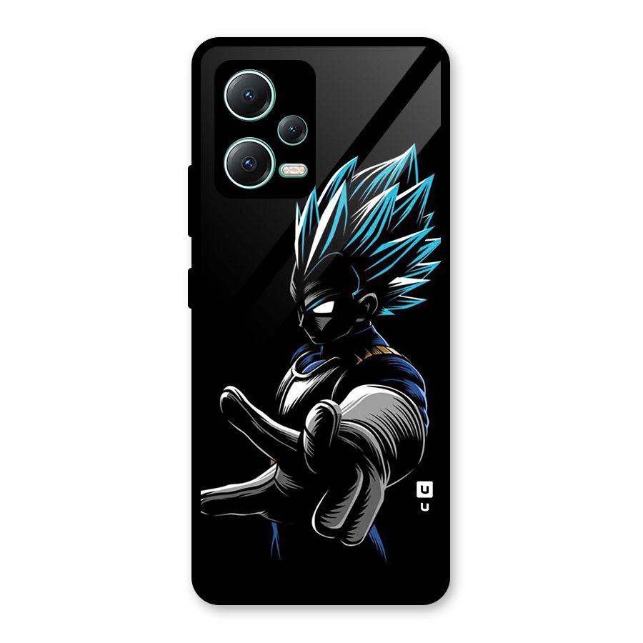 Vegeta Super Saiyan Glass Back Case for Redmi Note 12 5G