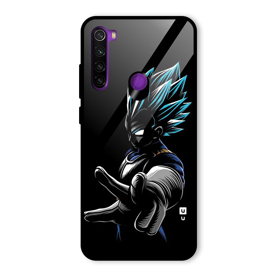 Vegeta Super Saiyan Glass Back Case for Redmi Note 8