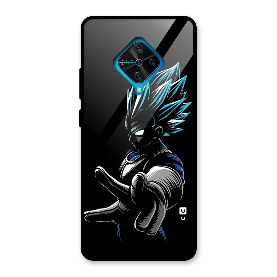 Vegeta Super Saiyan Glass Back Case for Vivo S1 Pro