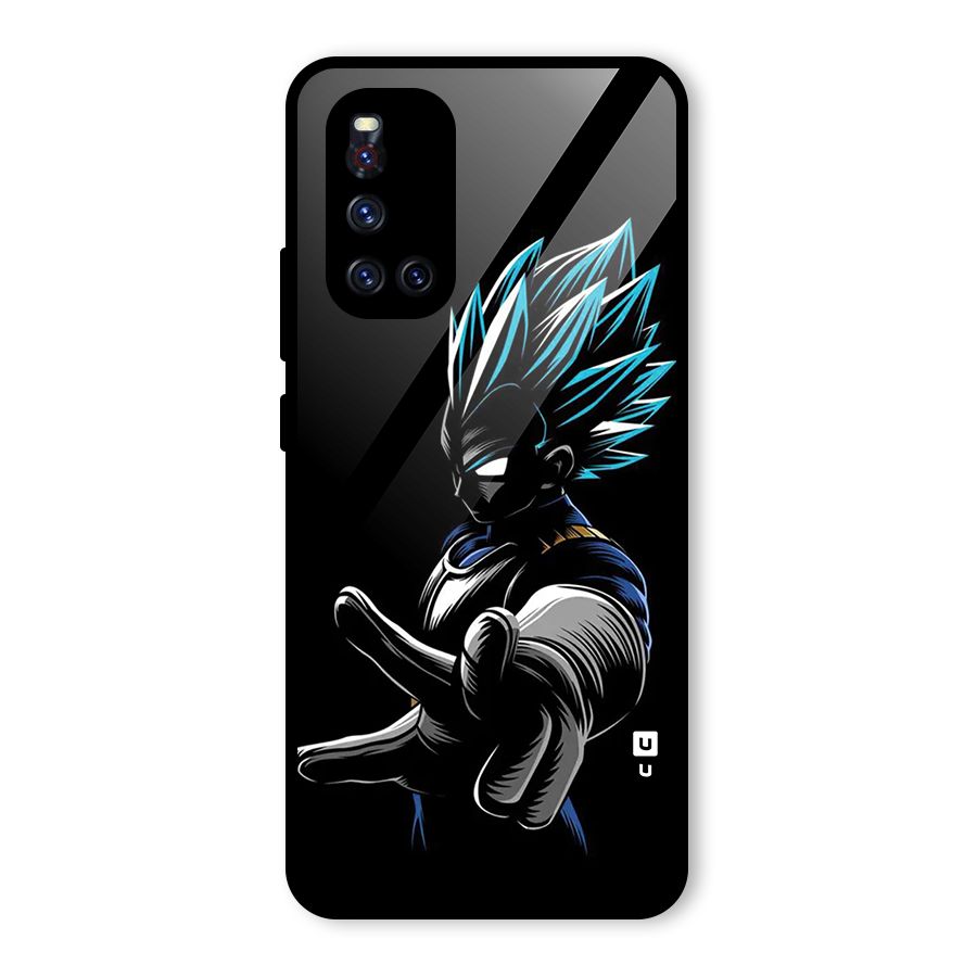 Vegeta Super Saiyan Glass Back Case for Vivo V19