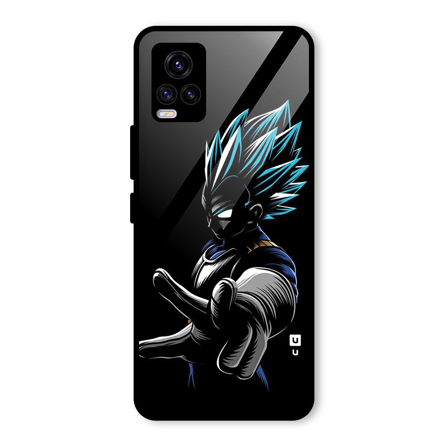 Vegeta Super Saiyan Glass Back Case for Vivo V20 2021