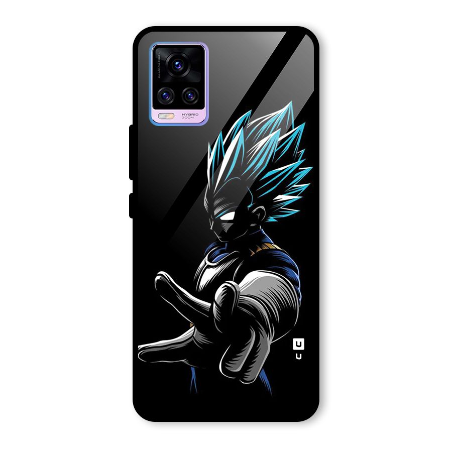 Vegeta Super Saiyan Glass Back Case for Vivo V20 Pro