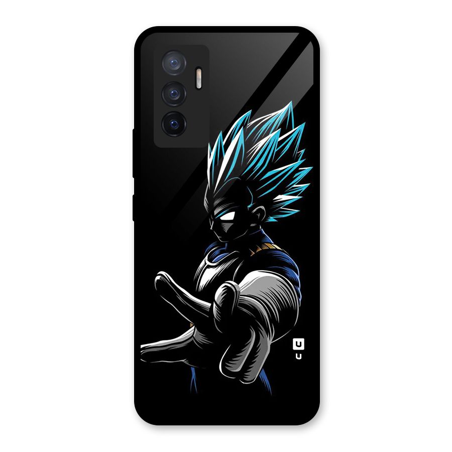 Vegeta Super Saiyan Glass Back Case for Vivo V23e