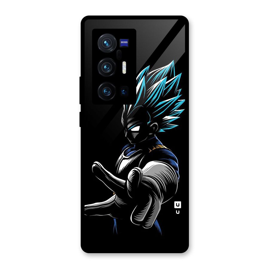 Vegeta Super Saiyan Glass Back Case for Vivo X70 Pro Plus
