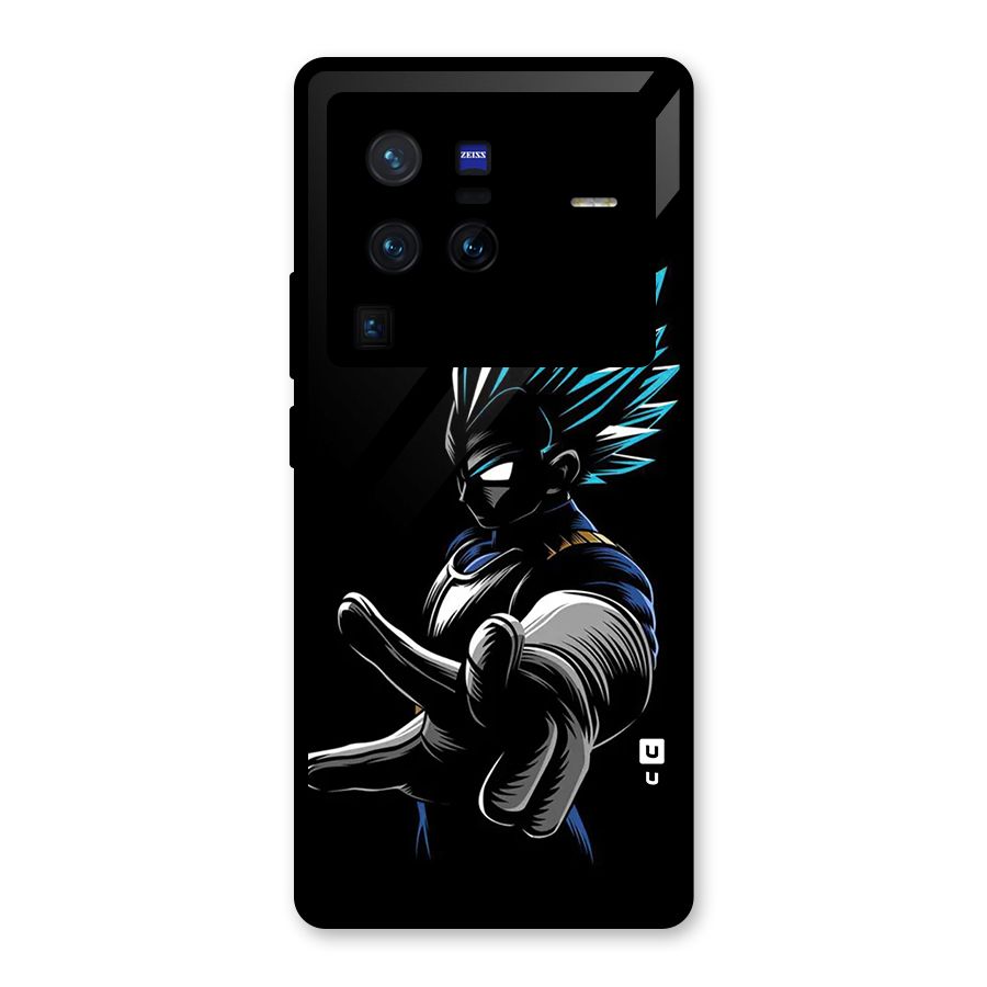 Vegeta Super Saiyan Glass Back Case for Vivo X80 Pro