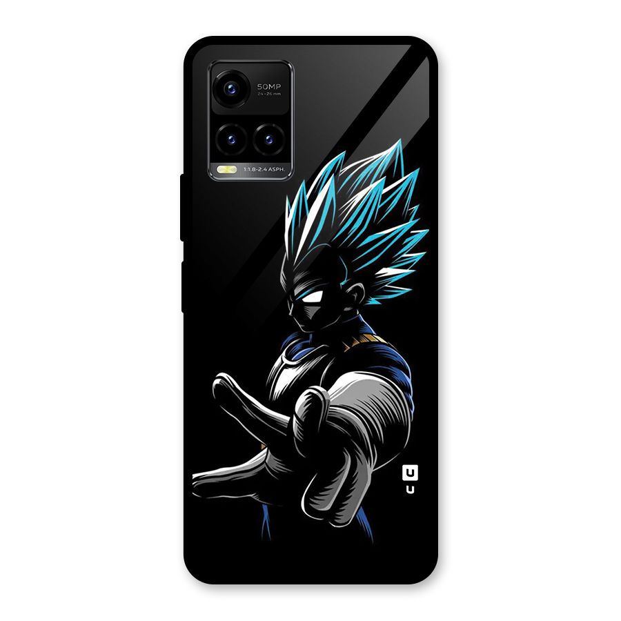 Vegeta Super Saiyan Glass Back Case for Vivo Y21T
