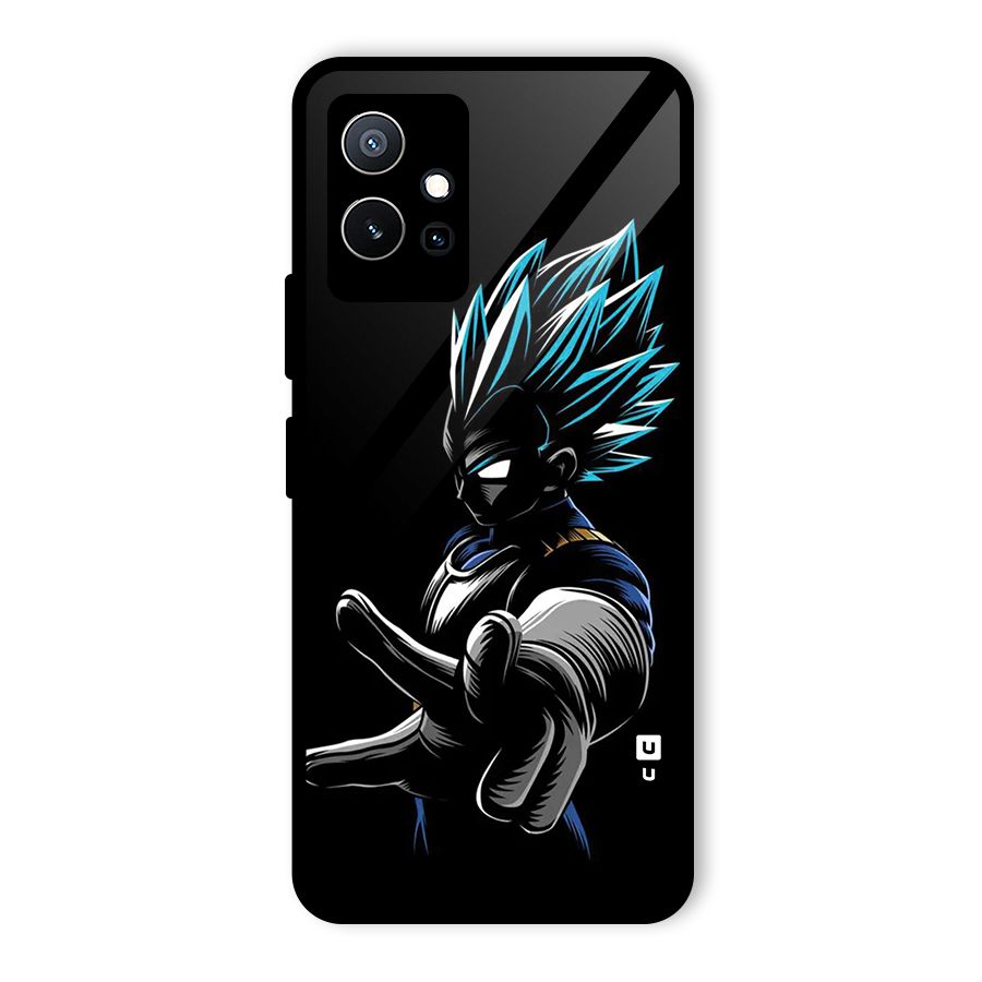 Vegeta Super Saiyan Glass Back Case for Vivo Y75 5G