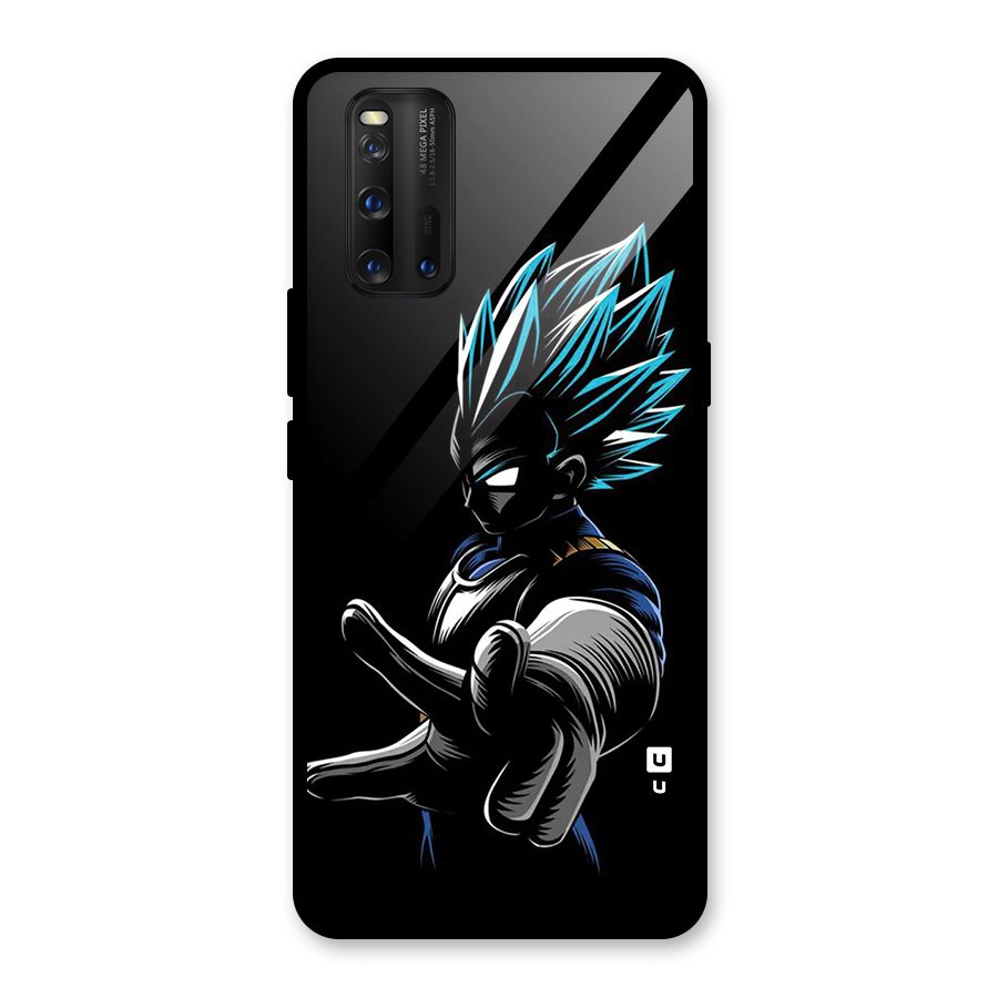 Vegeta Super Saiyan Glass Back Case for Vivo iQOO 3