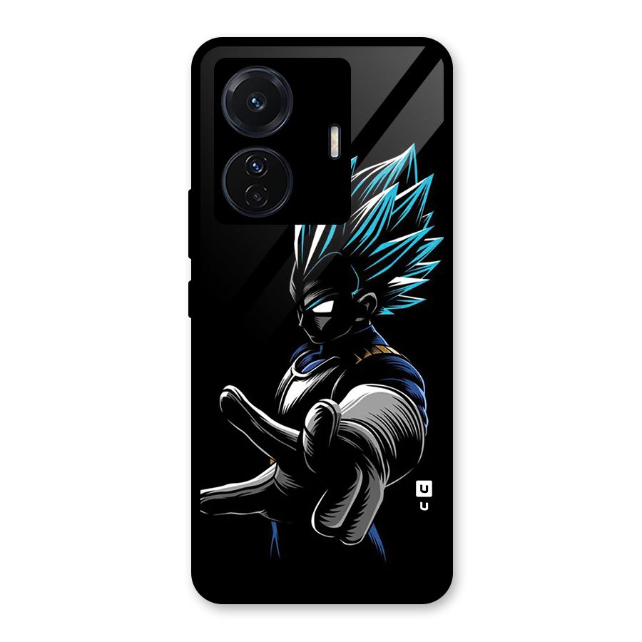 Vegeta Super Saiyan Glass Back Case for Vivo iQOO Z6 Pro