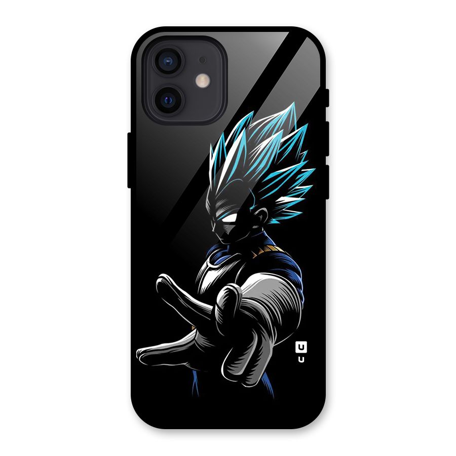 Vegeta Super Saiyan Glass Back Case for iPhone 12