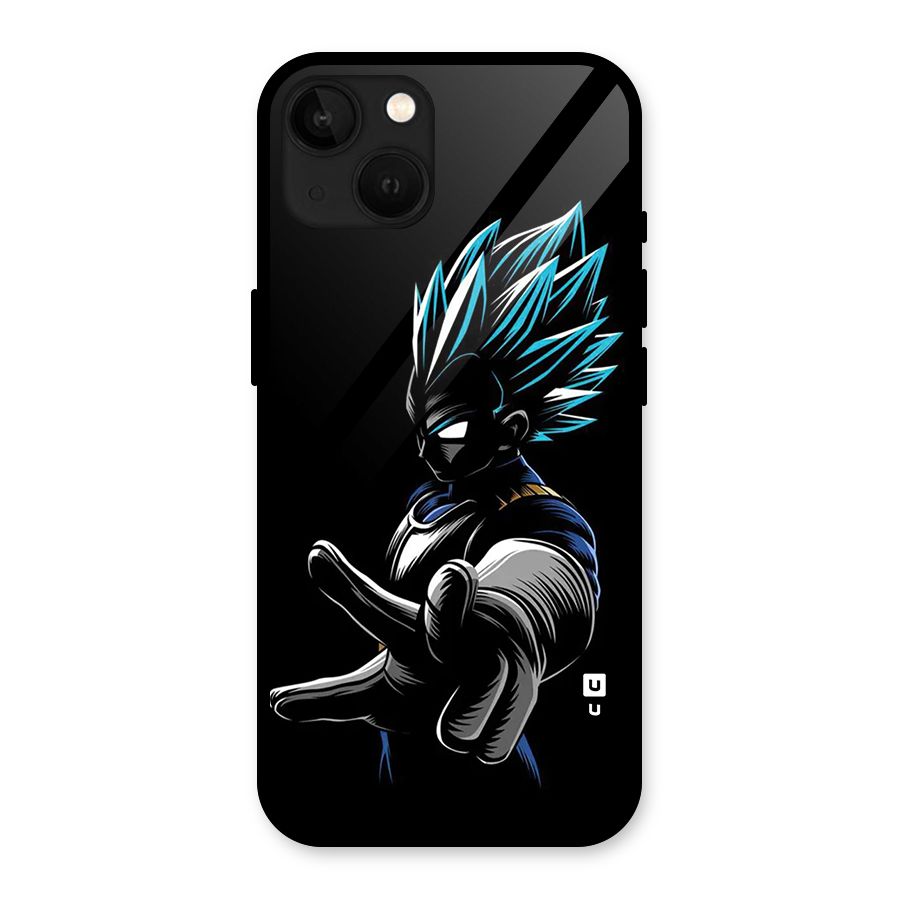 Vegeta Super Saiyan Glass Back Case for iPhone 13