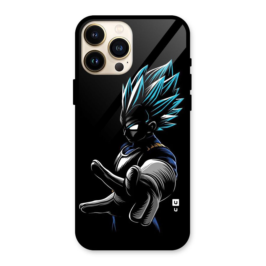 Vegeta Super Saiyan Glass Back Case for iPhone 13 Pro Max