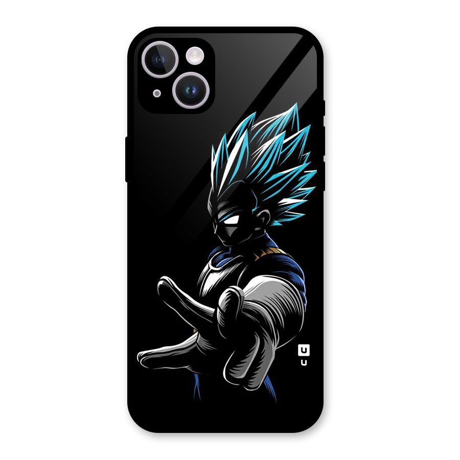 Vegeta Super Saiyan Glass Back Case for iPhone 14 Plus