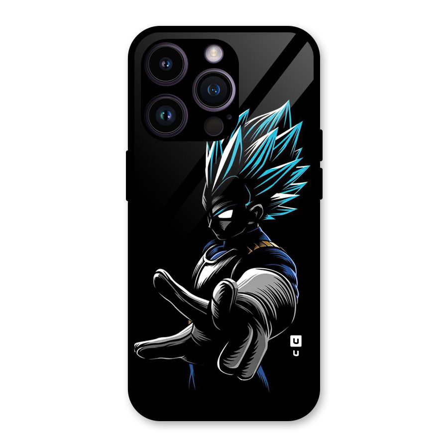 Vegeta Super Saiyan Glass Back Case for iPhone 14 Pro