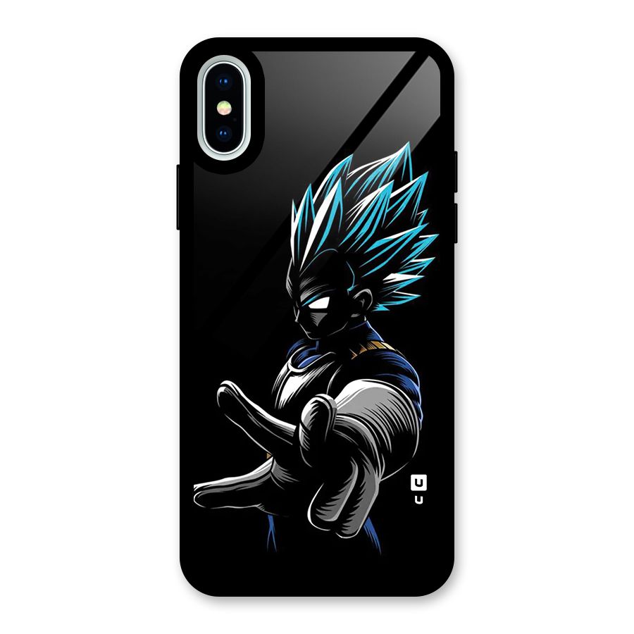 Vegeta Super Saiyan Glass Back Case for iPhone X