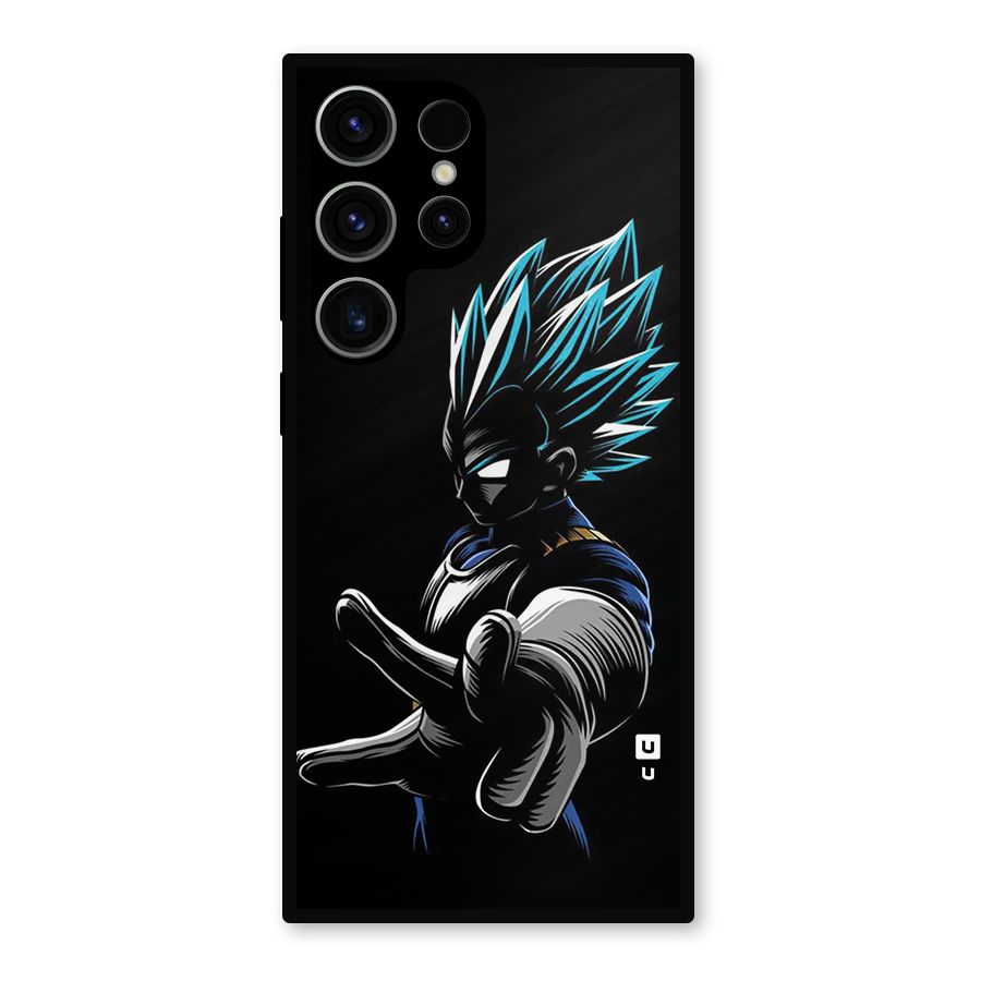 Vegeta Super Saiyan Metal Back Case for Galaxy S23 Ultra