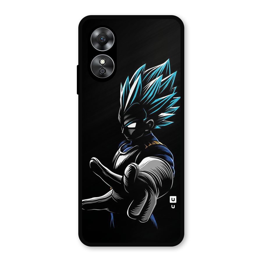 Vegeta Super Saiyan Metal Back Case for Oppo A17