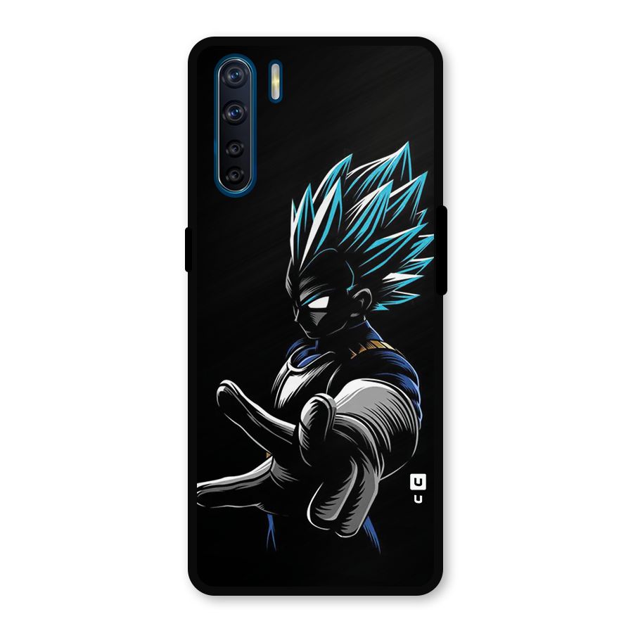 Vegeta Super Saiyan Metal Back Case for Oppo F15