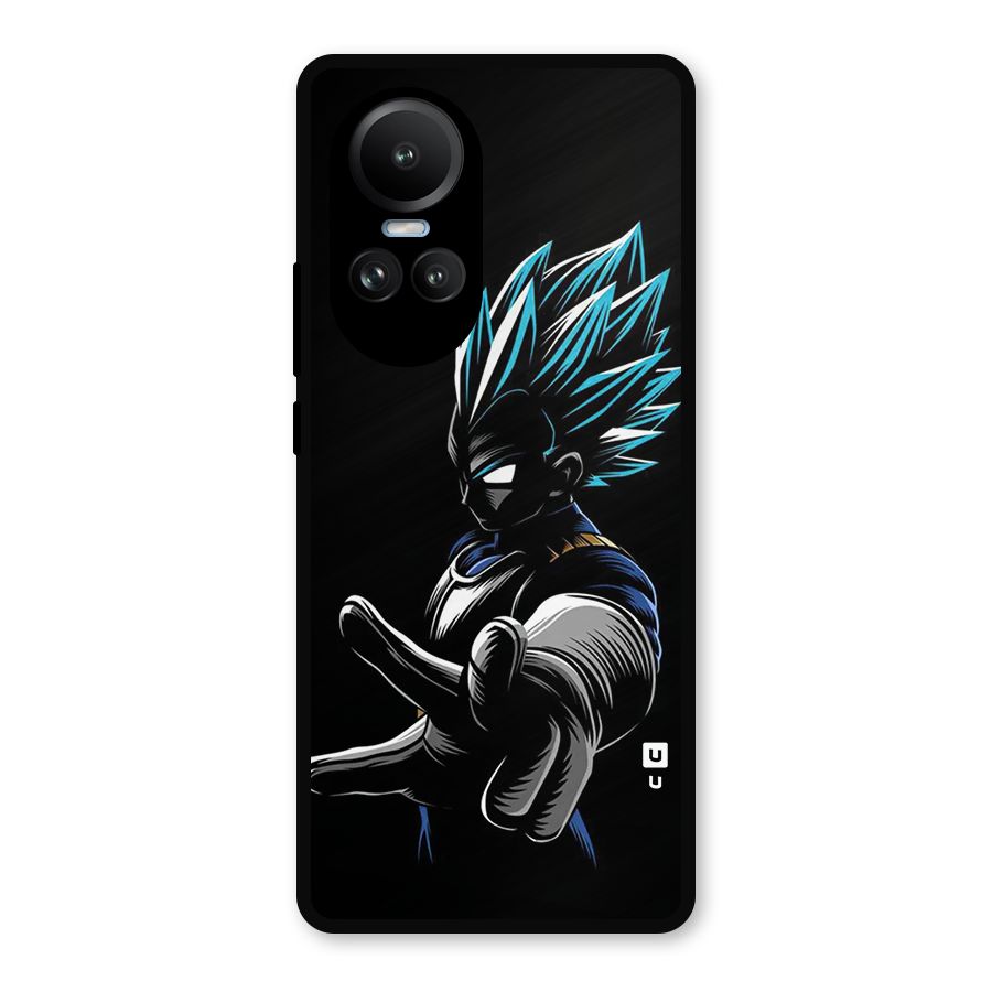 Vegeta Super Saiyan Metal Back Case for Oppo Reno10 Pro