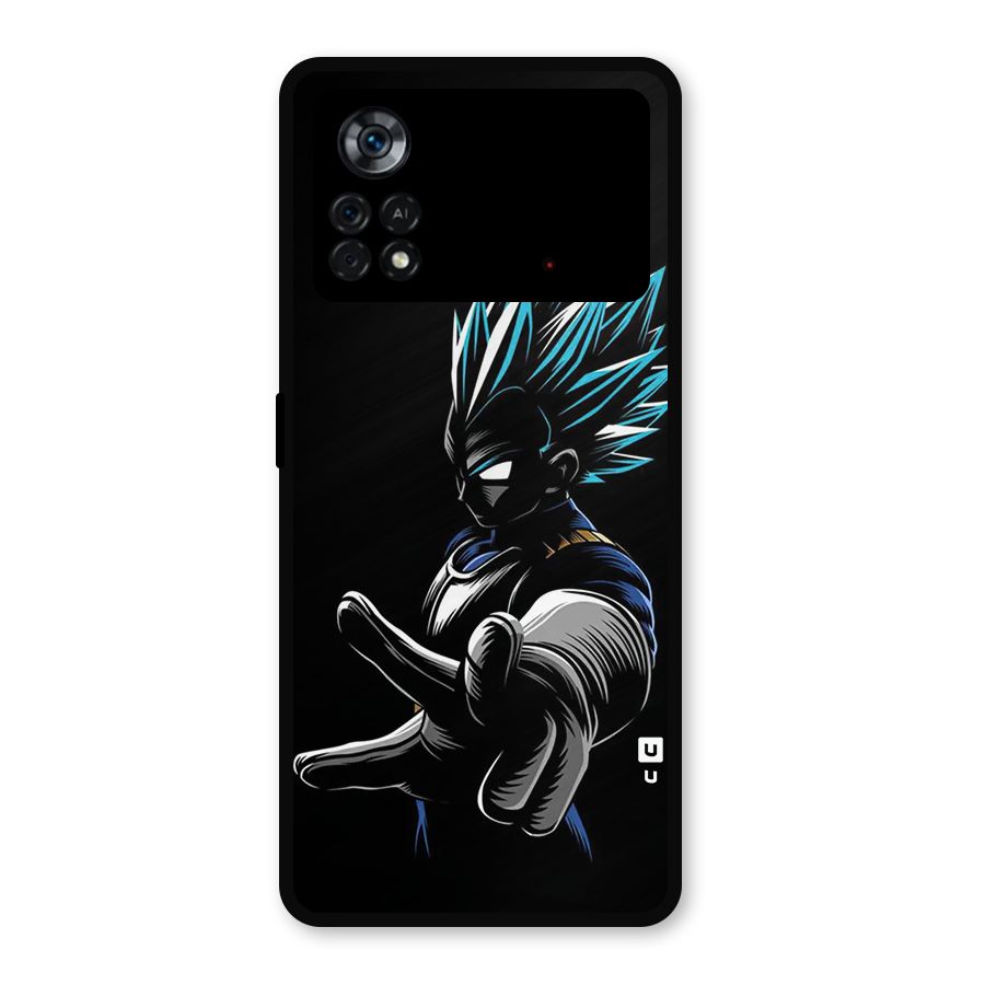 Vegeta Super Saiyan Metal Back Case for Poco X4 Pro 5G