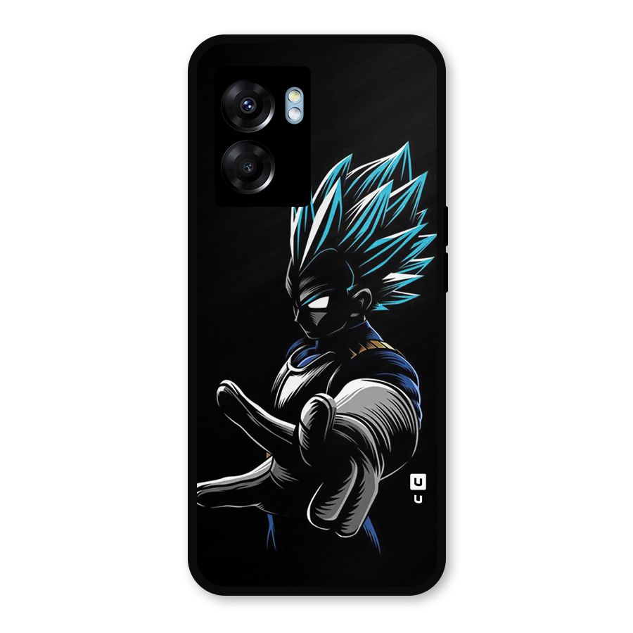 Vegeta Super Saiyan Metal Back Case for Realme Narzo 50 5G