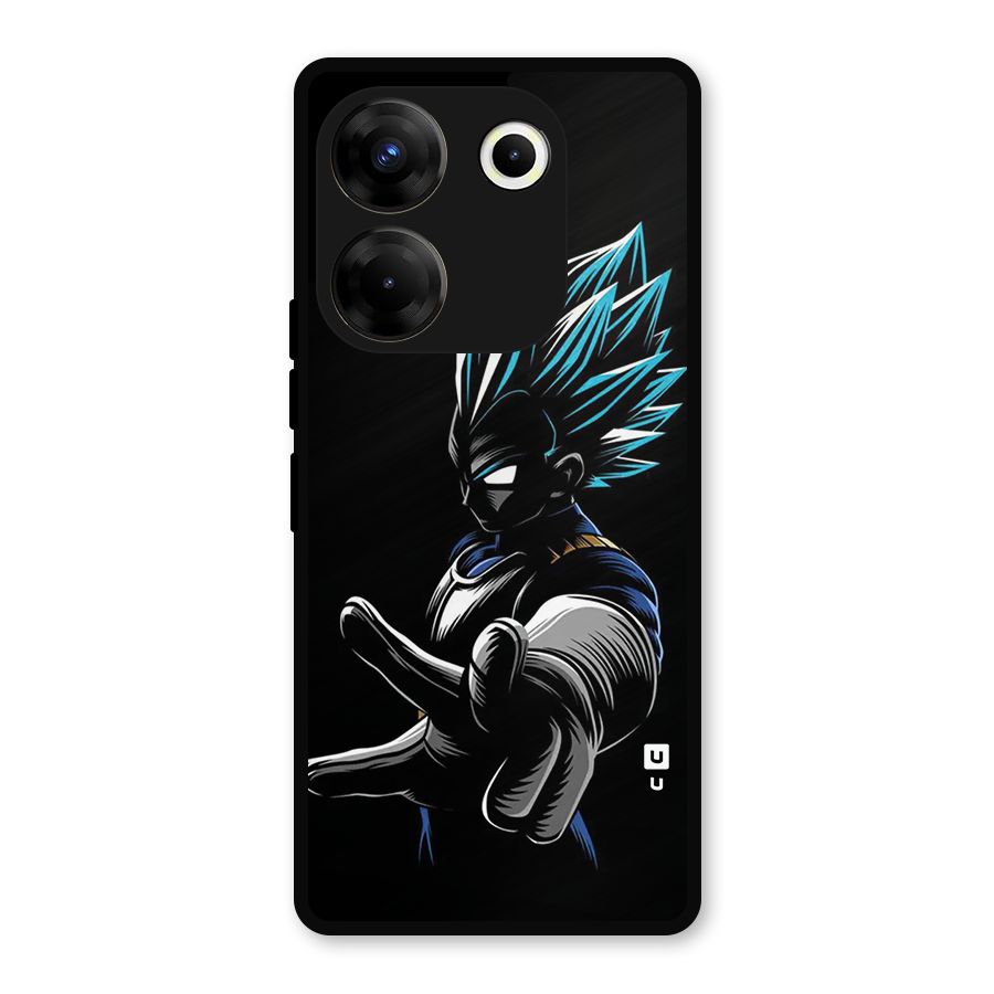 Vegeta Super Saiyan Metal Back Case for Tecno Camon 20 Pro