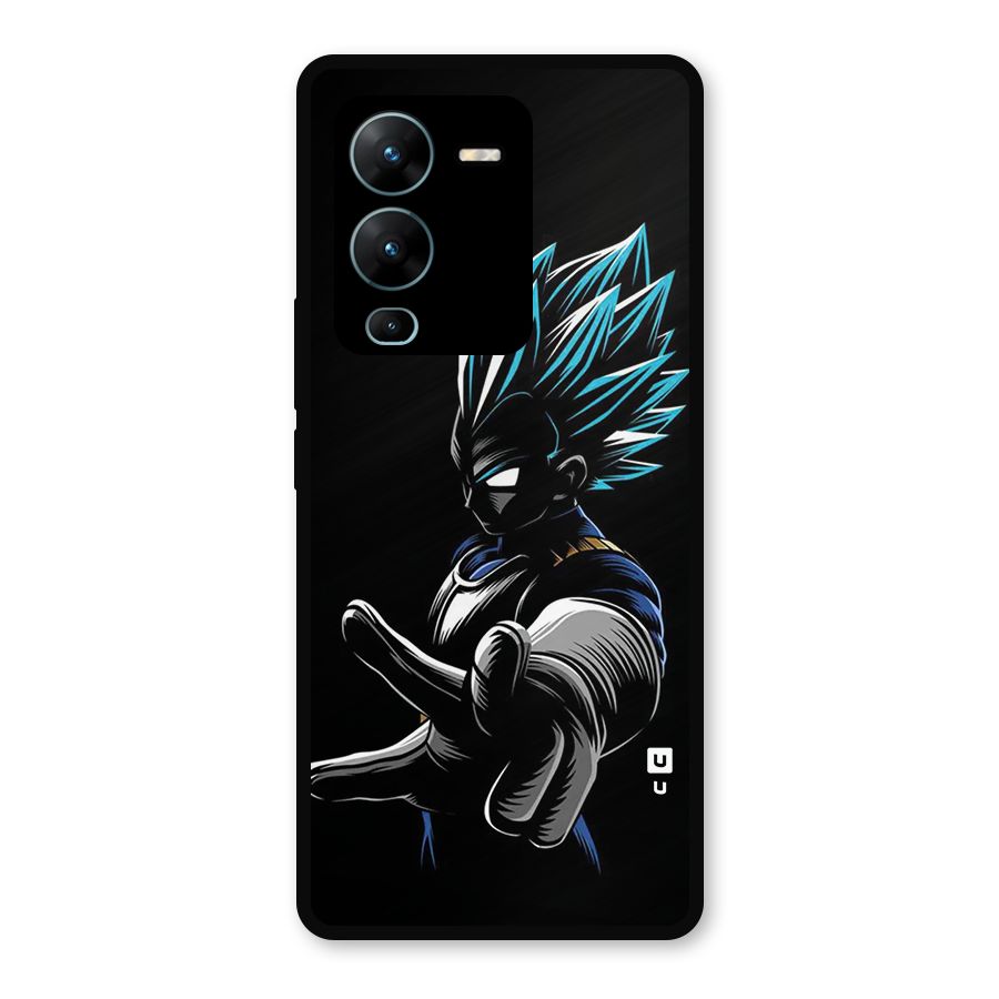 Vegeta Super Saiyan Metal Back Case for Vivo V25 Pro