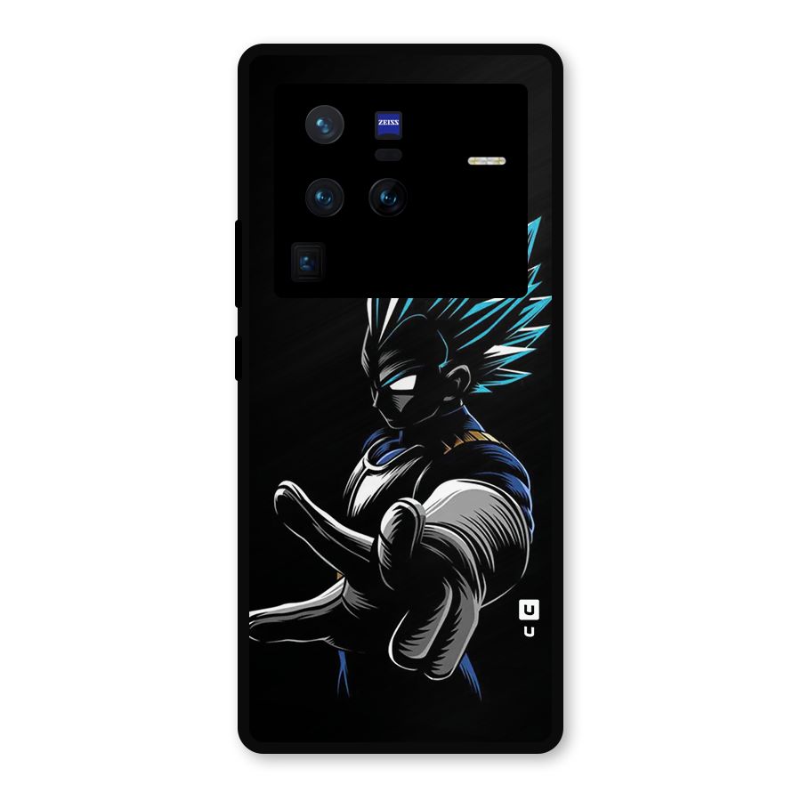 Vegeta Super Saiyan Metal Back Case for Vivo X80 Pro
