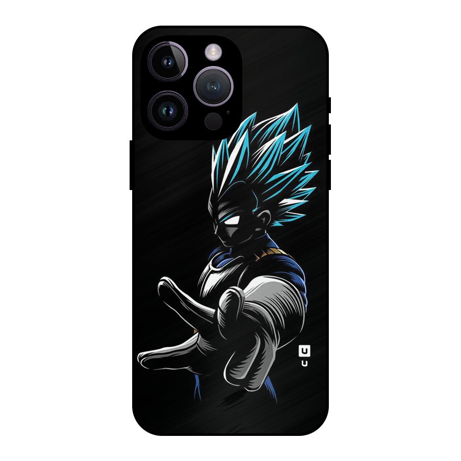 Vegeta Super Saiyan Metal Back Case for iPhone 14 Pro Max
