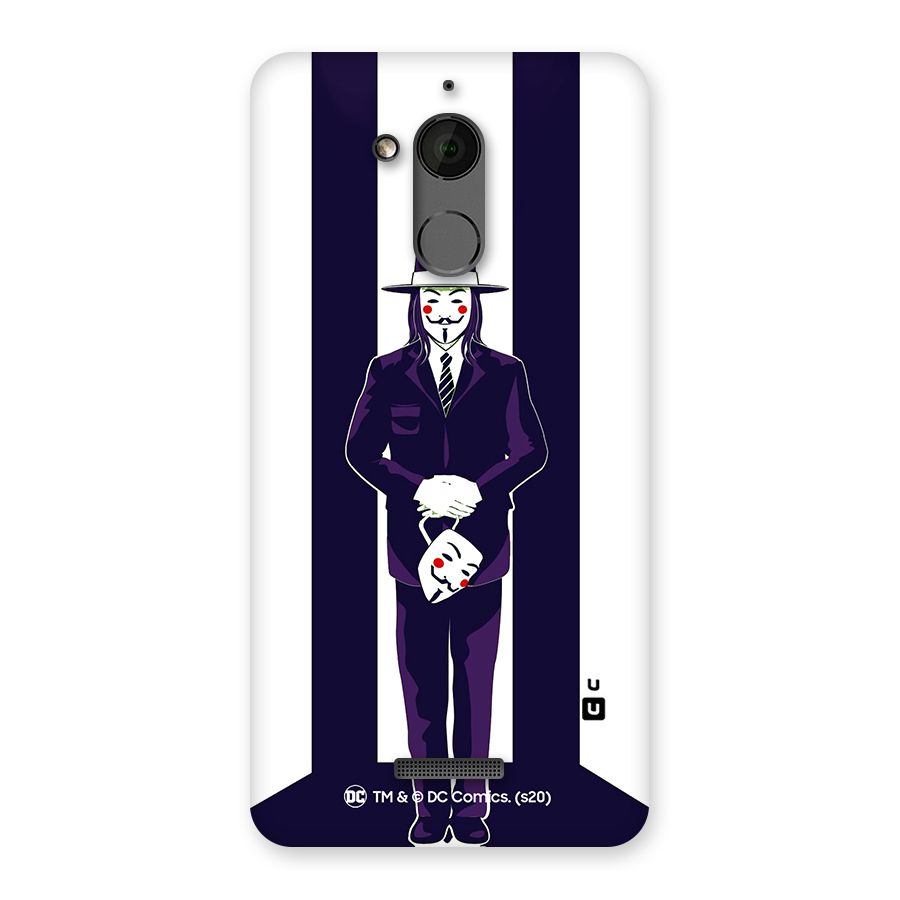 Vendetta Gentleman Holding Mask Illustration Back Case for Coolpad Note 5