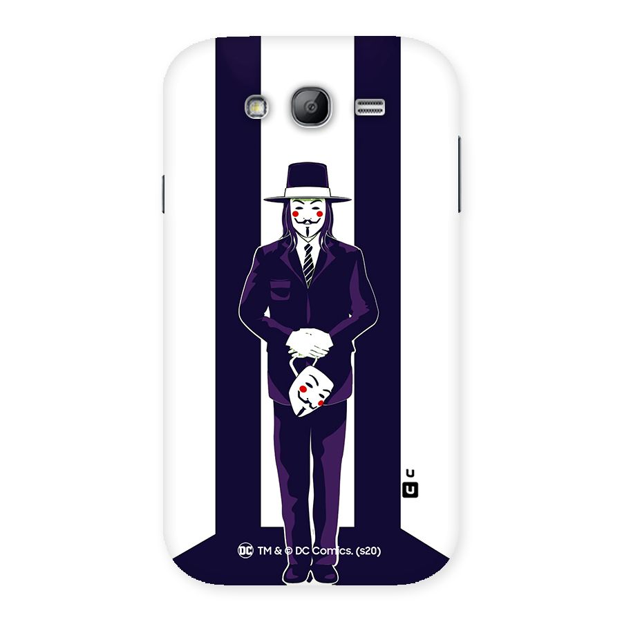 Vendetta Gentleman Holding Mask Illustration Back Case for Galaxy Grand