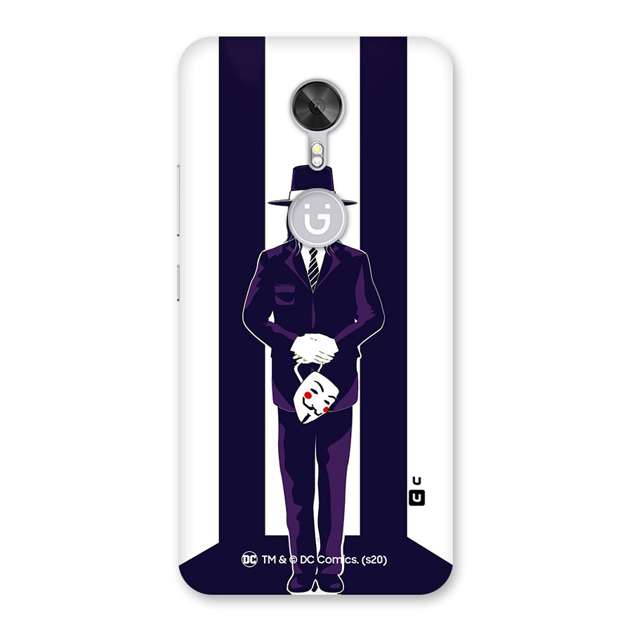 Vendetta Gentleman Holding Mask Illustration Back Case for Gionee A1